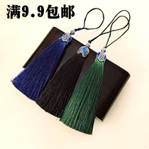 Chinese style mobile phone tassel pendant pendant Hand woven pendant pendant Jia Lan crown tassel mobile phone jewelry spike