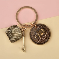 Ретро зодиака корова+пыль рубцовый плуг