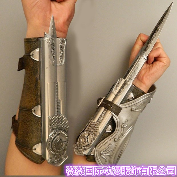 Assassin Creed 3 Quần áo COSPLAY Sát thủ tùy chỉnh nạp 2 thế hệ quần áo nam Ezio đốm đen và trắng đồ ngủ cosplay học sinh