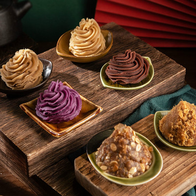 百钻月饼馅料食用莲蓉五仁水果奶黄流芯馅料