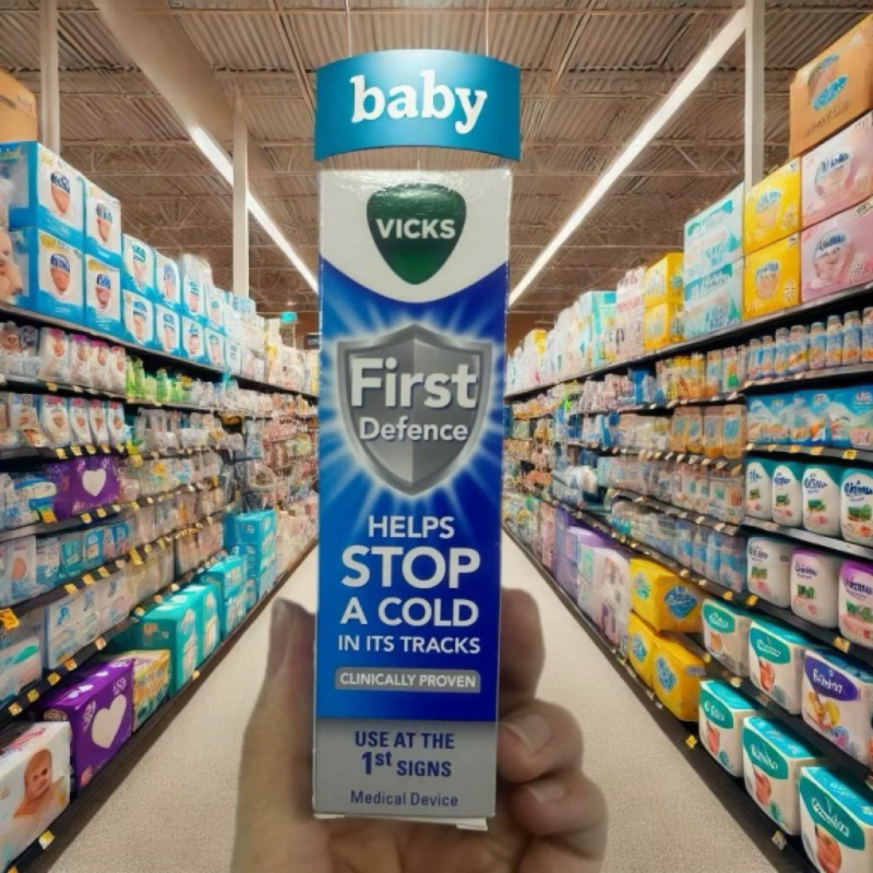 British Vicks Vicksy Virus Blocker Children's and Adults' Influenza Prevention Nasal Spray 15ml 27 Years