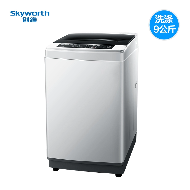 Skyworth / Skyworth T90Q5 Máy giặt tự động 9kg Máy giặt xung gia đình công suất lớn nâng cấp khử nước sấy khô - May giặt