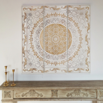 Moroccan style retro living room bedroom entrance sofa background Wall Wall Wall decoration painting B & B Studio