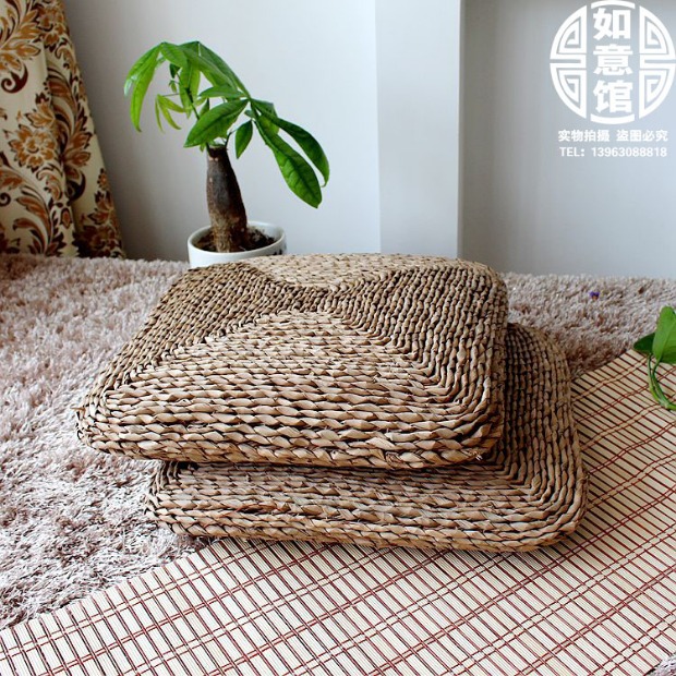 Đức Phật thiền đệm pad thiền đệm dày mat mây Po vội vã trà đạo mat futon tatami rơm - Ghế đệm / đệm Sofa thảm trải ghế