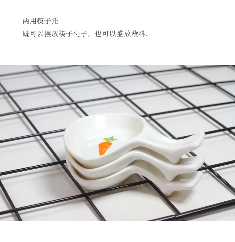 Ceramic furnishing articles Japanese chopsticks chopsticks frame topkapi tong penholder chopsticks frame of kitchen utensils spoon hold chopsticks chopsticks pillow