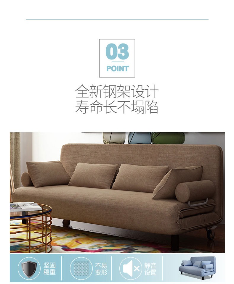 Có thể gập lại đơn hoặc kép giường sofa nền kinh tế kép thuê một căn hộ nhỏ nghiên cứu phòng khách biến dạng giường tiết kiệm không gian - Ghế sô pha mẫu ghế sofa gỗ