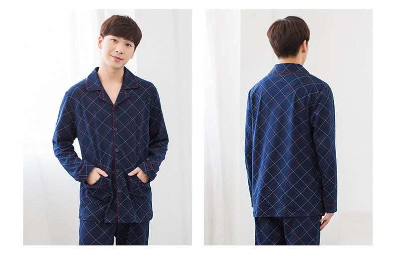 Pyjama mixte en Coton à manchon moyen - Ref 3005022 Image 20