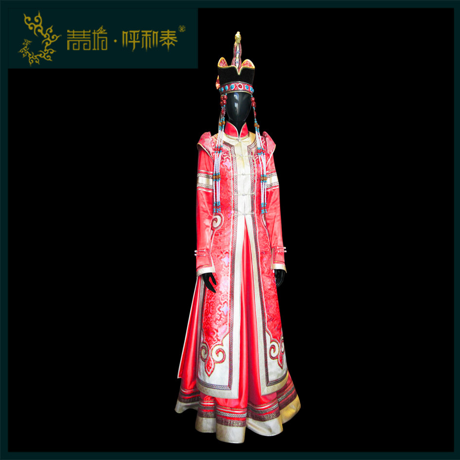 (Qing Qing Fang, He Tai)Custom Mongolian dress skirt suit handmade craft original design improvement