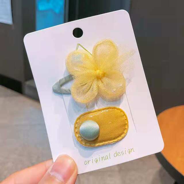 Pet fabric fruit ກາຕູນ duckbill clip Teddy Yorkshire Maltese Shih Tzu dog hair clip headband clip