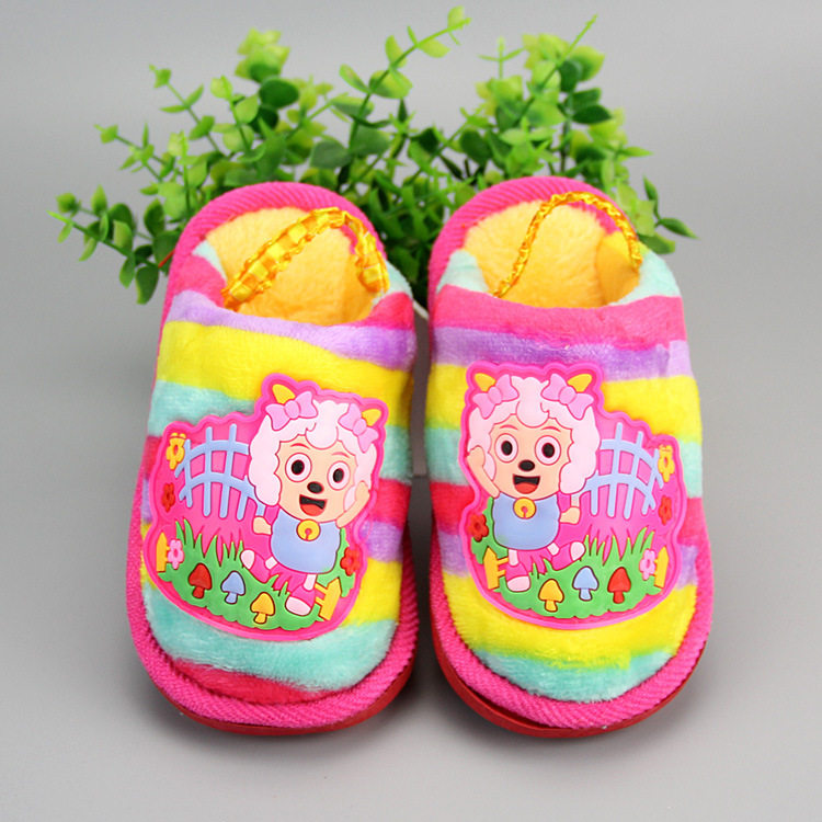 Pantoufles enfants en suède pour hiver - Ref 1020276 Image 12