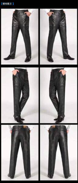 Pantalon cuir homme PU - Ref 1489260 Image 12