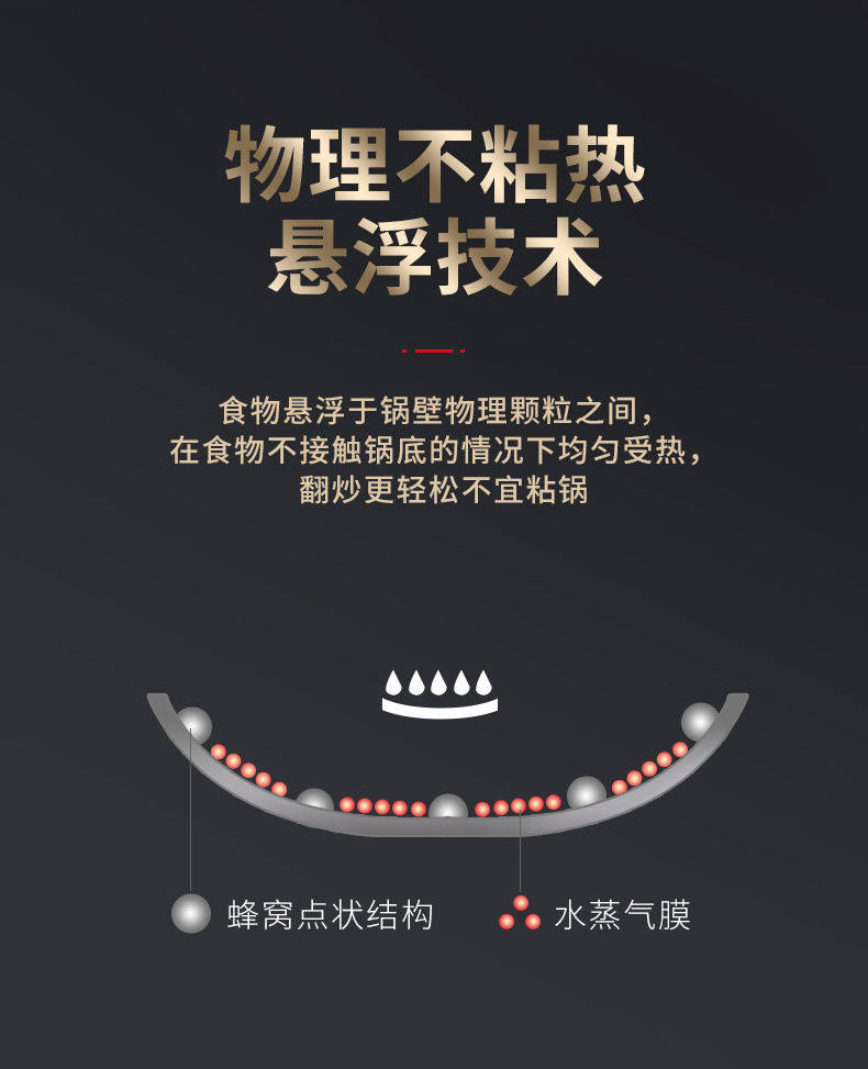 《中餐厅》同款 三禾 304不锈钢 蜂窝无涂层炒锅 30cm 图7