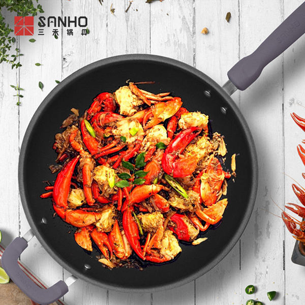 《中餐厅》王俊凯同款 三禾 聚温钢不粘锅炒锅 30cm 天猫优惠券折后￥149包邮（￥279-130）赠食品级硅胶铲 京东￥239