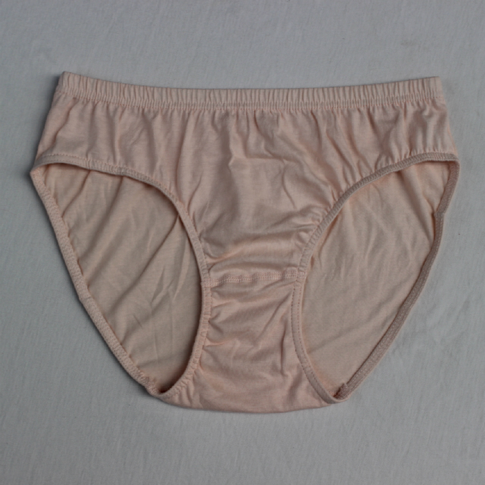 Đồ lót cotton nữ Quần lót nữ màu gợi cảm Quần lót nữ eo giữa bằng vải cotton tam giác đáy quần chất béo quần lót lưng cao
