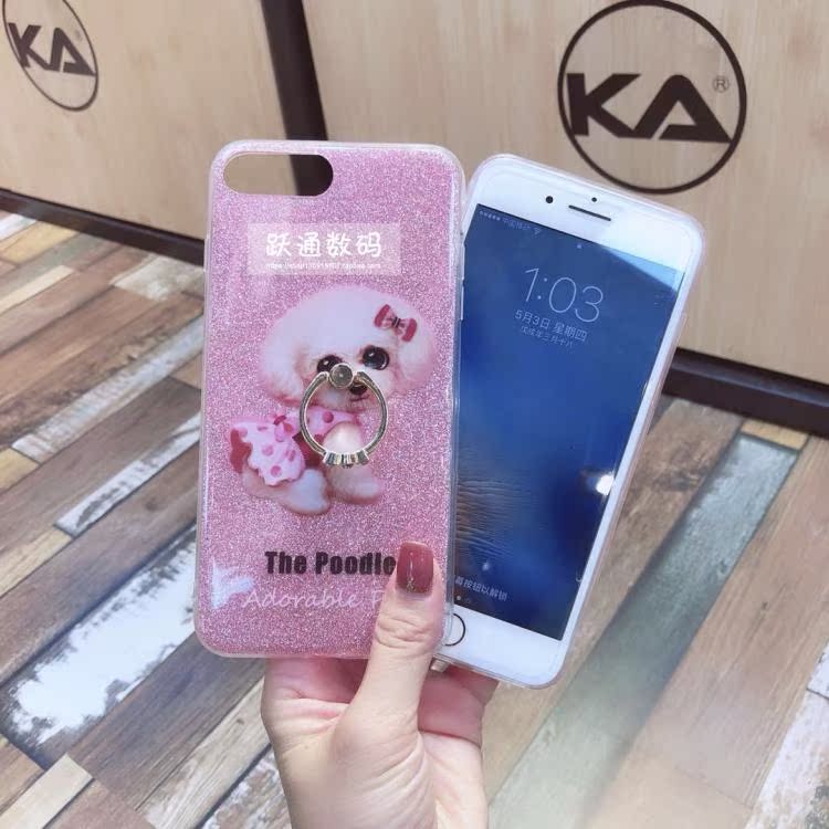 oppoR15 phiên bản tiêu chuẩn điện thoại di động vỏ nữ mô hình r9splus vỏ chống vỡ dễ thương nhẫn thú cưng R9 dễ thương flash kim cương bộ - Nhẫn nhẫn cưới cartier