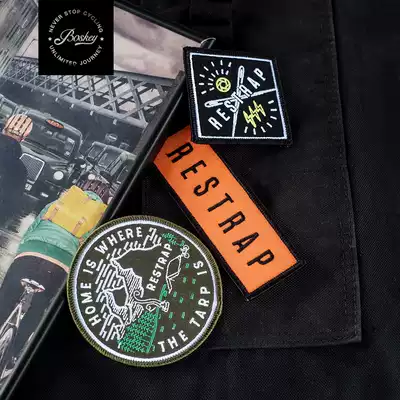 Yorkshire Restrap patch Bike Travel Cycling Culture Breaking Hole Sticker Decoration