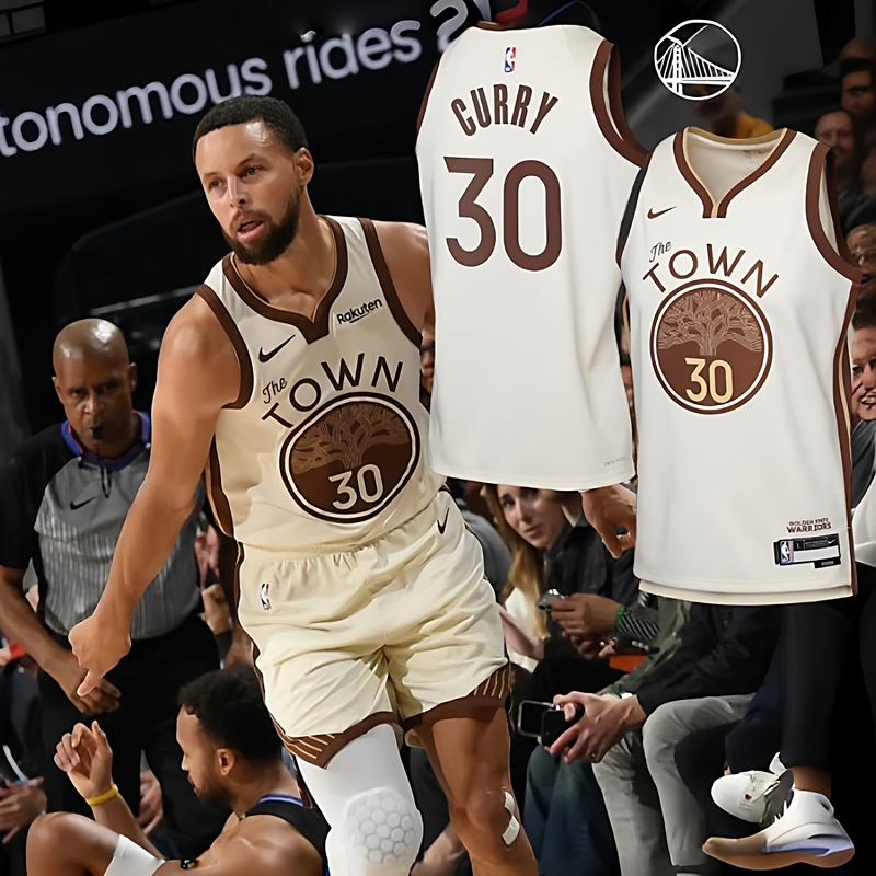 Nike's New City Limited Edition Golden State Warriors Curry No. 30 Jersey Quick-Drying Basketball Vest Hm5981-123
