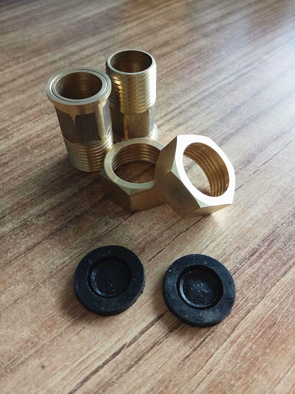 Water meter connector thickened pure copper connector 6 minutes turn 4 minutes 1 inch turn 6 minutes different diameter movable joint water pump connector