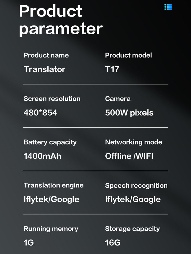 Instant translator, multilingual simultaneous interpreter, photo recording