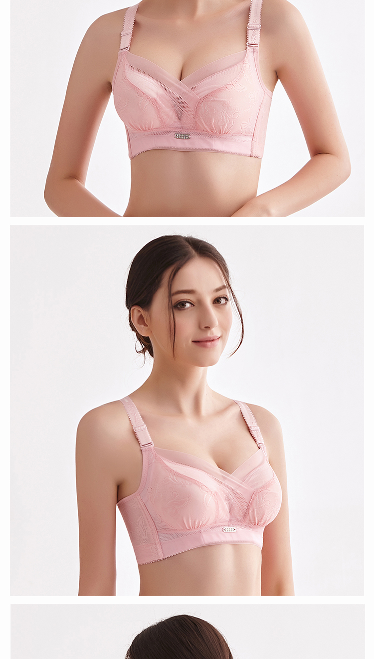 Mùa xuân và mùa hè không có vòng thép áo lót bộ sưu tập áo ngực sữa điều chỉnh thu thập thoáng khí vừa khuôn cốc ống hàng đầu chống ánh sáng áo ngực cô gái do lot nu