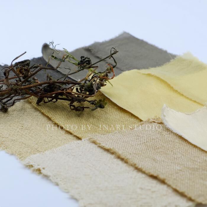 Inari ink lotus Guizhou cyanosa natural plant dye grass dye manually dyed DIY