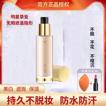France Lanmouth Powder Bottom Liquid flawless moisturizing control Oil lasting no demakeup Tired skin Dry Leather Oil Leather Isolation Bb Cream