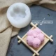 63g hoa anh đào đào núi trung thu trung thu khuôn bánh kem nước da chữ đen bánh kem kem đậu xanh mousse silicone khuôn - Tự làm khuôn nướng