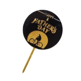 Запеченное украшение торта День отца Желает благословения день рождения акриловый аккаунт