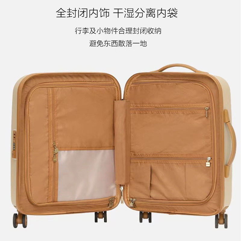 Ultra light universal capacious suitcase on wheels for traveling
