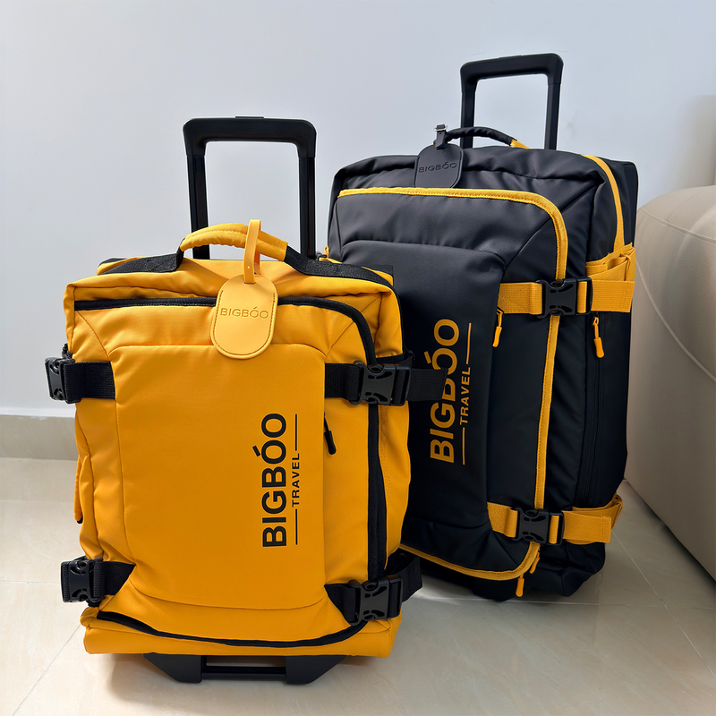 Exported to Japan, Ultra-Light Large-Capacity Trolley Bag, 20 Single-Wheel Suitcase, Multi-Functional Oxford Cloth Carry-On Luggage