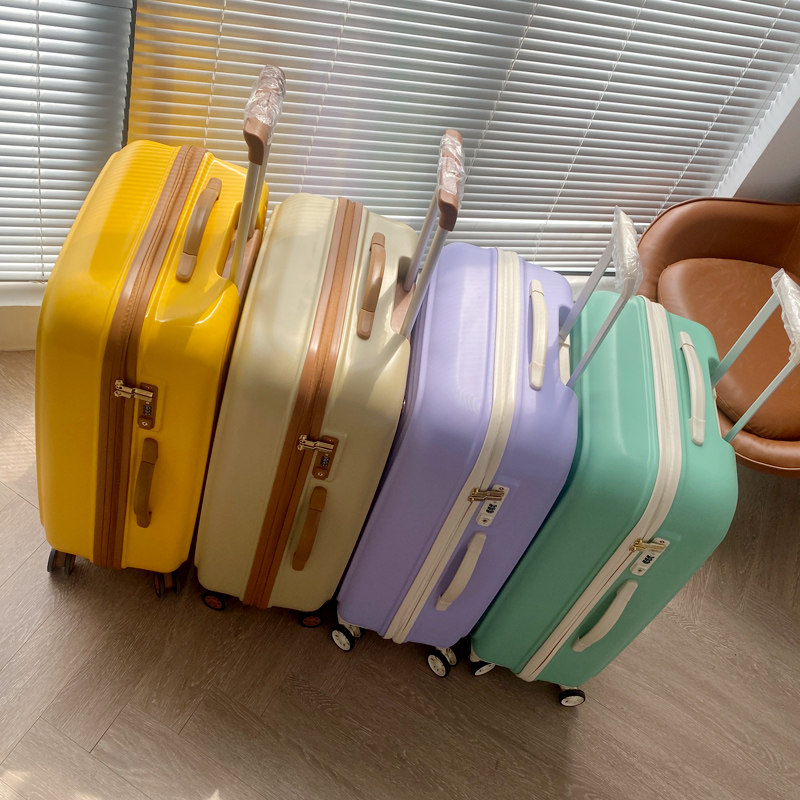 Ultra light universal capacious suitcase on wheels for traveling