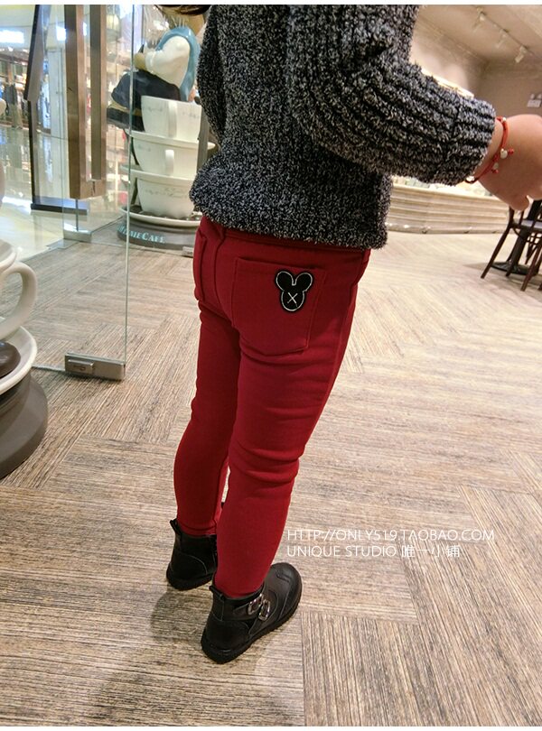 Пуховик, штаны, флисовый карандаш, коллекция 2021, в корейском стиле, детская одежда, увеличенная толщина OTHER / Other 