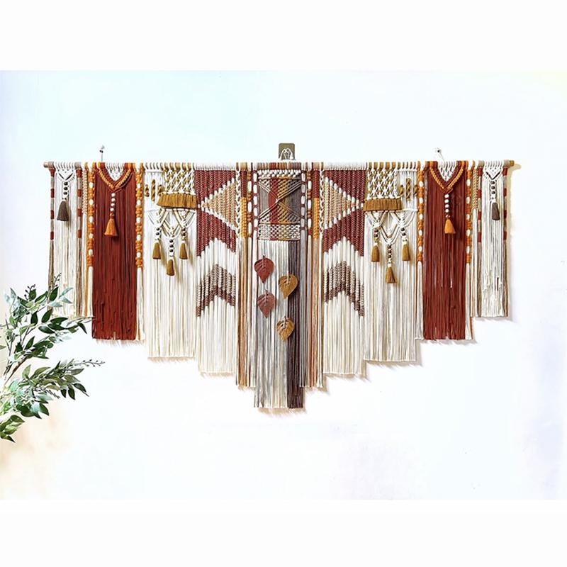 Popular Moroccan Handmade Tapestry for Guesthouses, Vintage Decoration, Indian-Style High-End Hanging Cloth, Bedside Hanging Painting, Wall Art