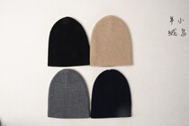 Petit cachemire doiseau ~ neuf étagères de produits 4-couleur chaude et pratique épaisses à double couche tricoté tricoté simple chapeau de cachemire