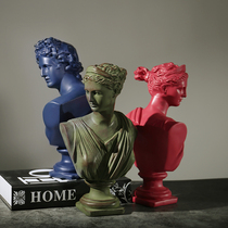 Nordic character avatar David portrait sculpture ornaments living room office resin crafts ornaments