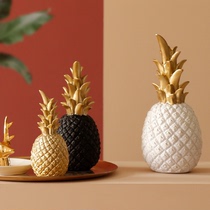 Nordic INS creative golden pineapple ornaments living room TV cabinet desktop decoration home accessories bedroom furnishings