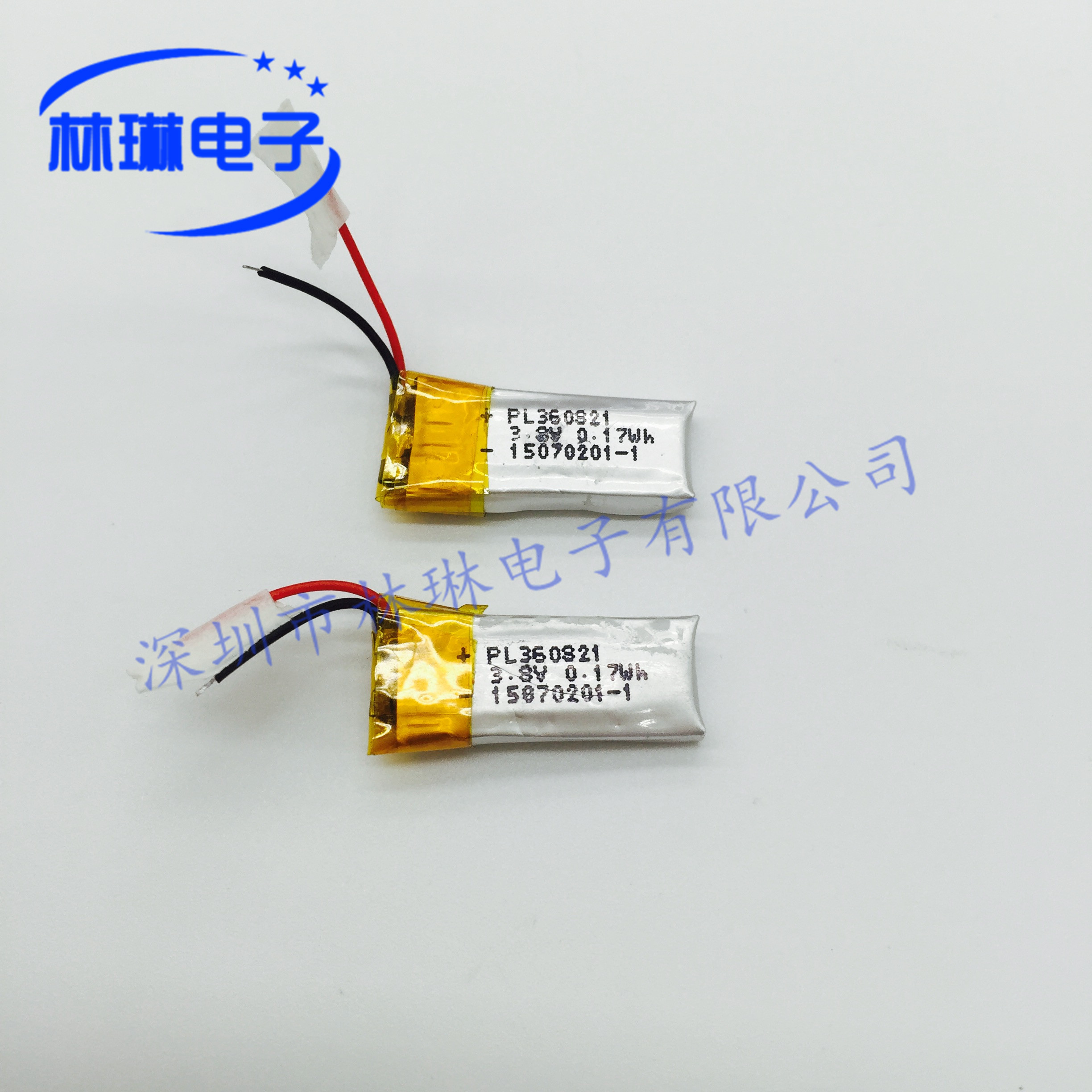 Hot sold 360821 with protective board 3 8V 50mah smart bracelet Bluetooth headphone polymer lithium battery