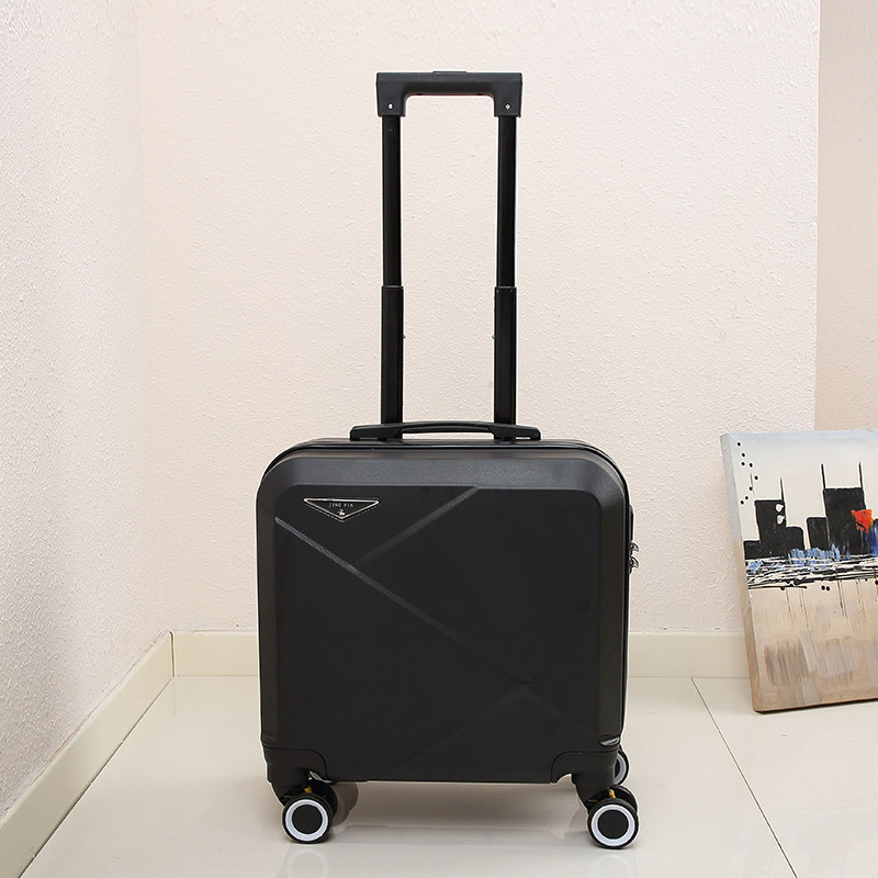 18-inch suitcase women's and men's small trolley 20-inch short-distance leather suitcase bag light small password mini travel boarding