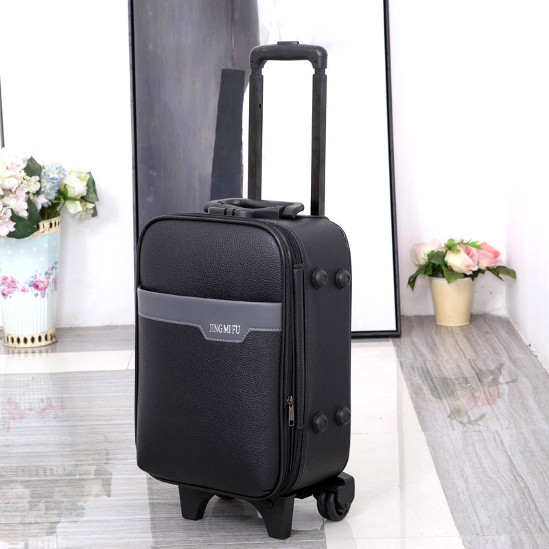 Small suitcase pull rod box boarding the airline in the luggage 16 inch travel bag for men and women in the Oxford Wheel