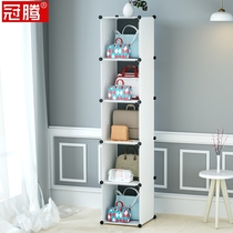 Bag storage artifact put bag storage rack floor rack bag finishing storage cabinet bedroom simple