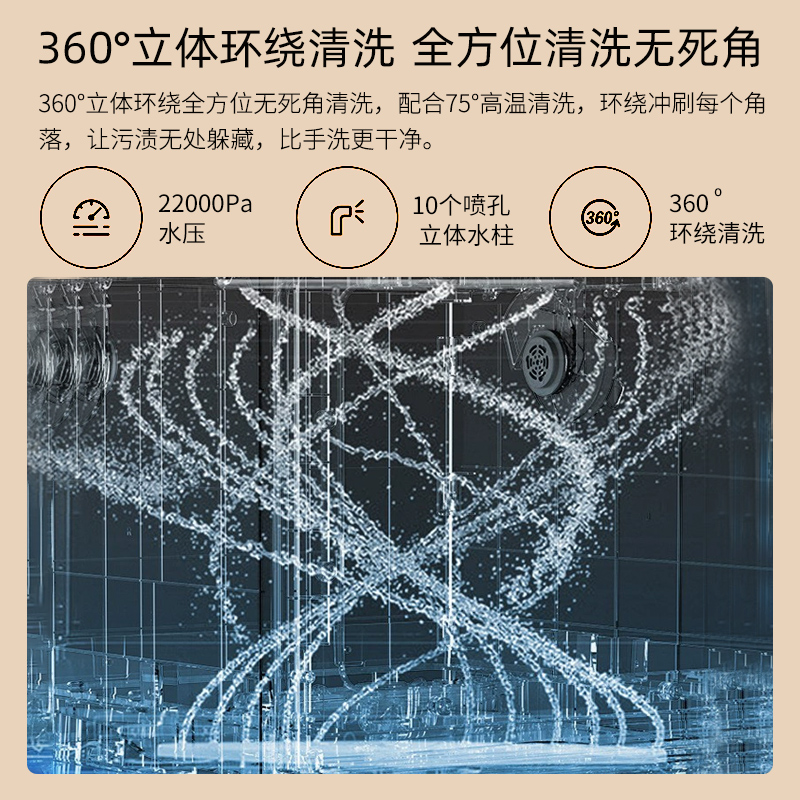 免安装台式洗碗机：解放双手，高效节能，让厨房生活更美好！