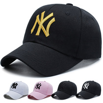 New MLB baseball cap mens and womens NY cap gold standard Yankees hat foreign trade tide brand hip hop sports hat