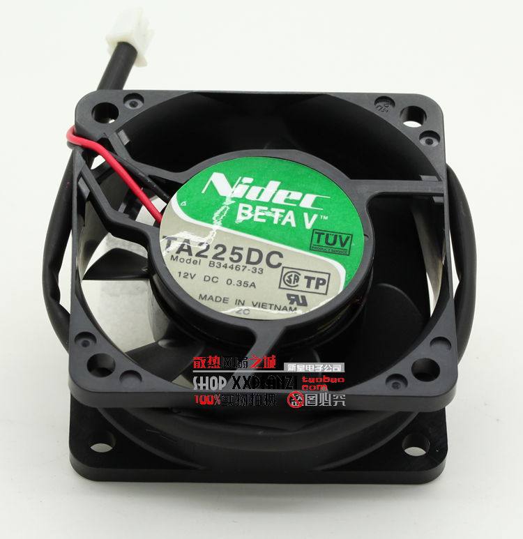 Original nidec TA225DC B34467-33 6025 0 35A 12V host shell heat fan