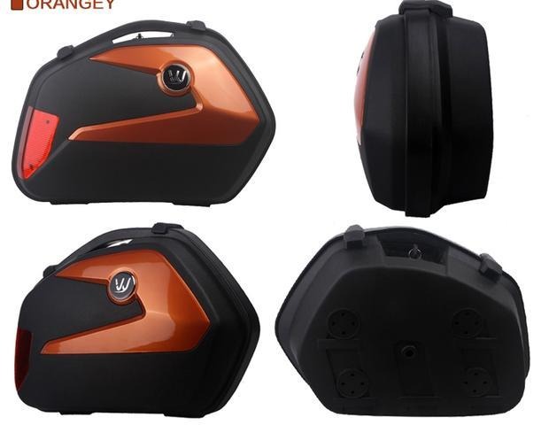 Wanlihao bên hông hộp phía sau hộp công cụ dày hộp treo Huanglong ph Phantom Ares bên xe máy hộp V35 bên hộp thùng đựng đồ xe máy honda