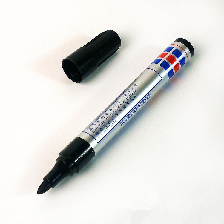 Oil-Based Marker Pen, Large Capacity, Black Outline Pen, Ink, Colored Marker Pen, Large Tip Pen, Non-Fading, Special for Express Delivery