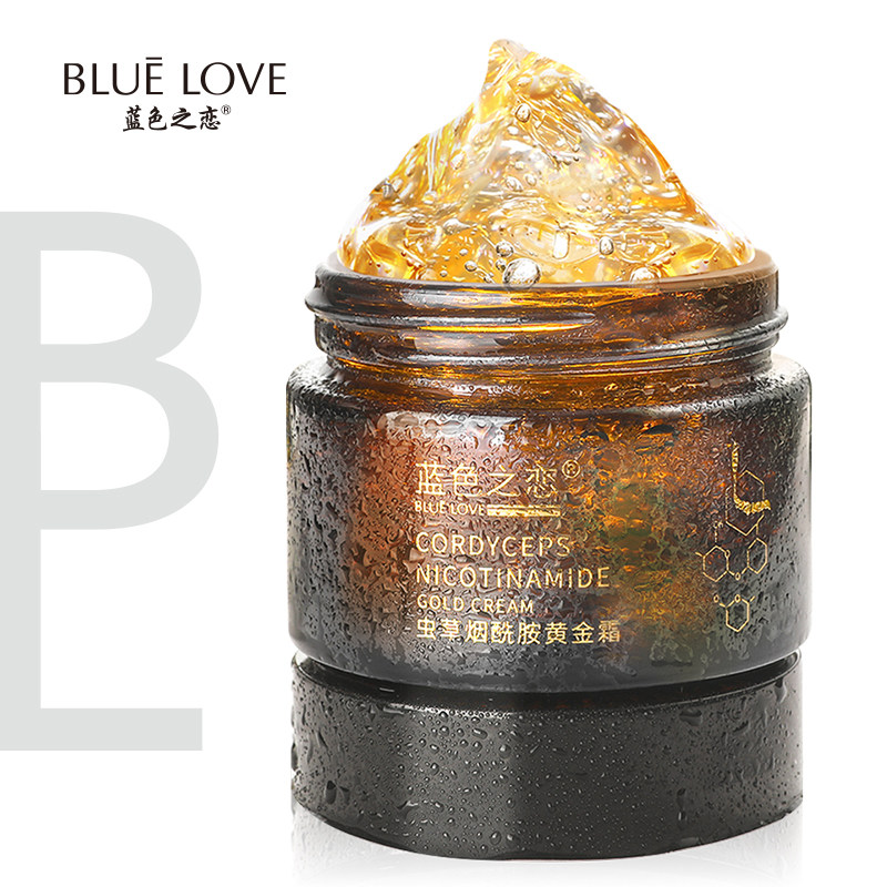 (New Release) Blue Love Cordyceps Niacinamide Gold Cream Repair Cream Moisturizing Moisture Oil Control Refreshing
