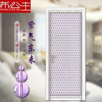 Crystal bead curtain partition Living room bead door curtain Bedroom decoration curtain Feng Shui curtain beads Bathroom entrance hanging curtain