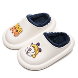 Детские зимние нескользящие тапочки для мальчиков, осенние