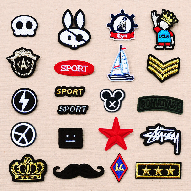 Small size cloth patch patch patch Children's denim clothes Decorative patch Patch patch decal Small mini patch badge