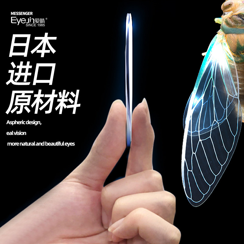 Mei thin resin 1 74 lens anti blue light height myopia glasses ultra thin eyeglasses with custom lenses